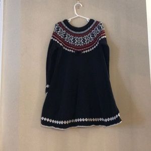 Hanna Andersson - SIZE 120 (6/7) - Sweater Dress, Bow in front